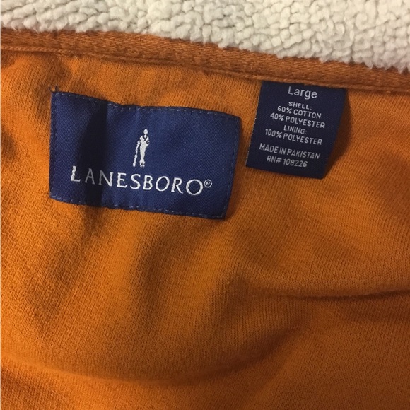 Lanesboro Men’s Sherpa Lined Sweatshirt - Size Large -  VGUC.                  7 - Picture 3 of 3